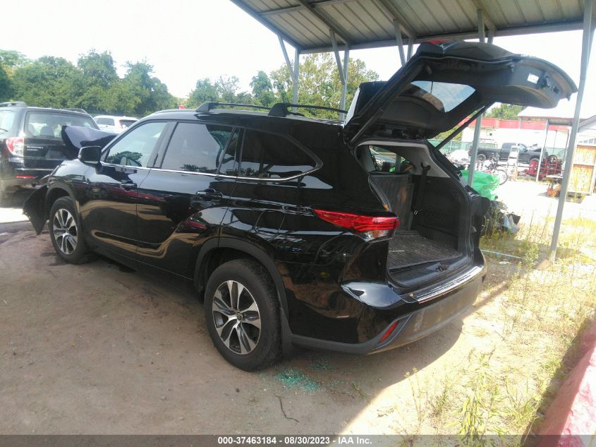 2022 Toyota Highlander Xle VIN: 5TDHZRBHXNS585142 Lot: 37463184