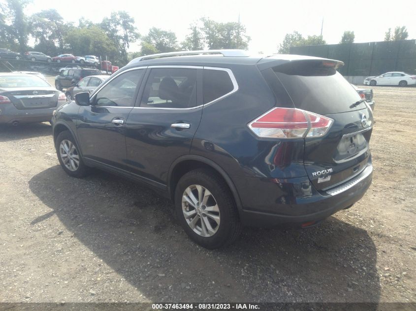 2015 Nissan Rogue Sv VIN: KNMAT2MV7FP535954 Lot: 37463494