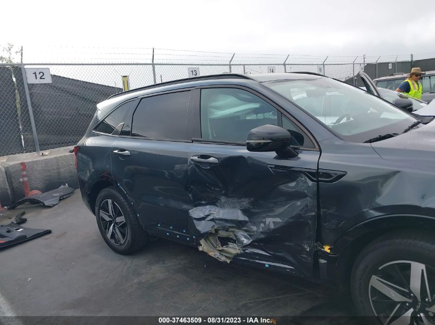 2022 Kia Sorento S VIN: 5XYRL4LC5NG108031 Lot: 37463509
