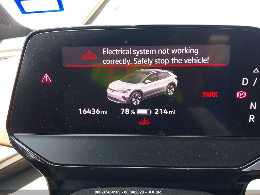 2021 Volkswagen Id.4 Pro S VIN: WVGUNPE27MP065538 Lot: 37464109