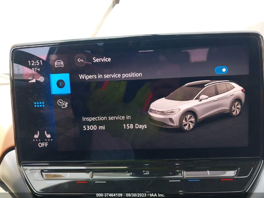 2021 Volkswagen Id.4 Pro S VIN: WVGUNPE27MP065538 Lot: 37464109