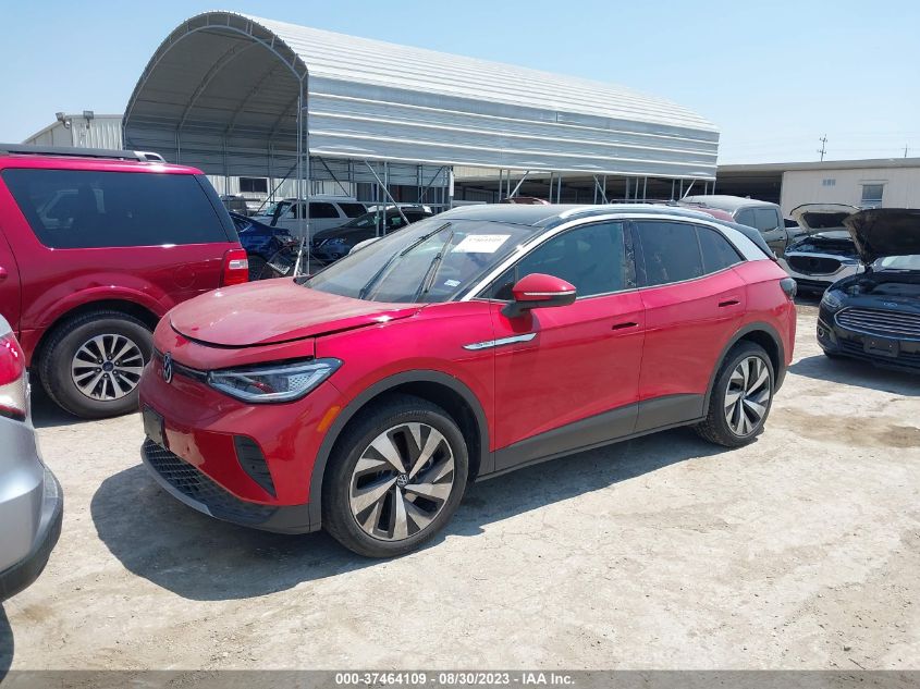 2021 Volkswagen Id.4 Pro S VIN: WVGUNPE27MP065538 Lot: 37464109