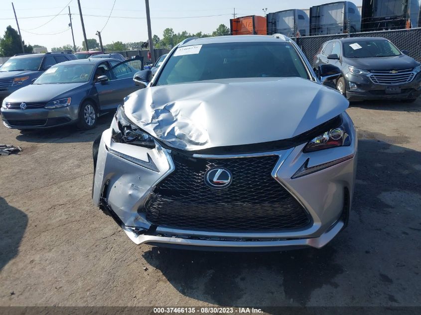 2017 Lexus Nx Nx Turbo VIN: JTJBARBZ0H2128368 Lot: 37466135