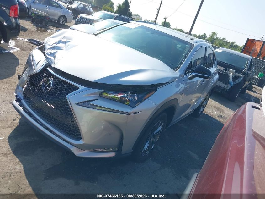 2017 Lexus Nx Nx Turbo VIN: JTJBARBZ0H2128368 Lot: 37466135