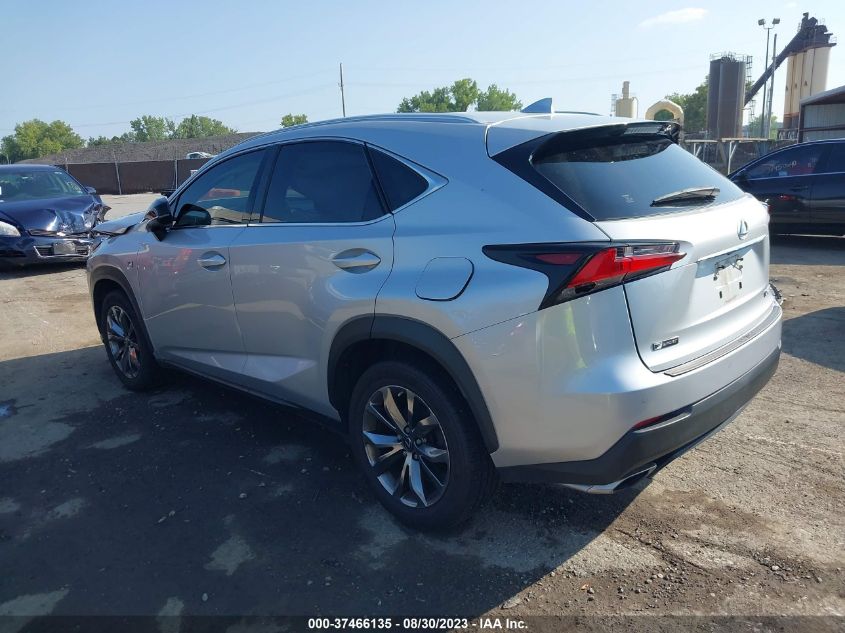 2017 Lexus Nx Nx Turbo VIN: JTJBARBZ0H2128368 Lot: 37466135