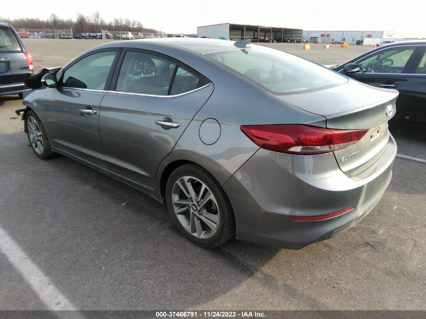 2017 Hyundai Elantra Limited VIN: KMHD84LFXHU302526 Lot: 40248882