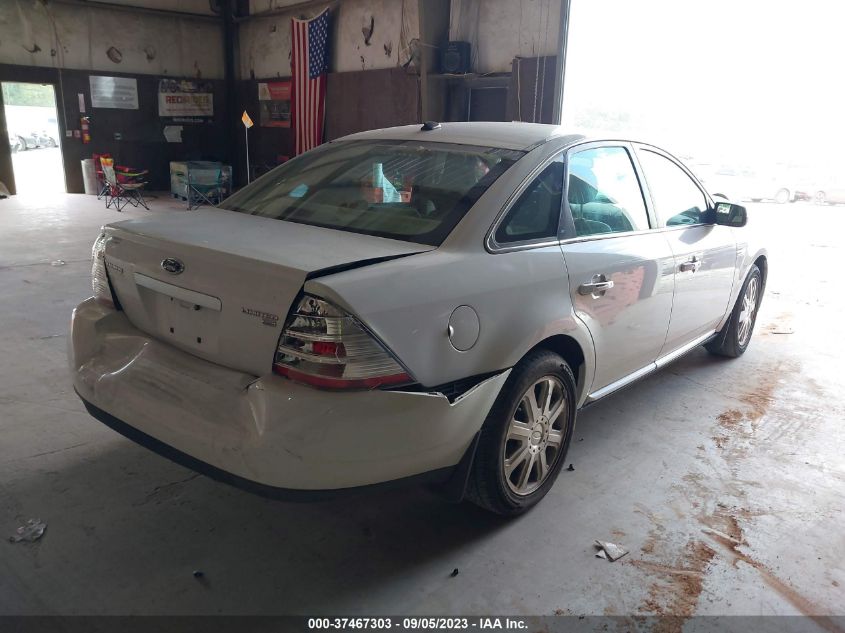 2008 Ford Taurus Limited VIN: 1FAHP28W68G124222 Lot: 37467303