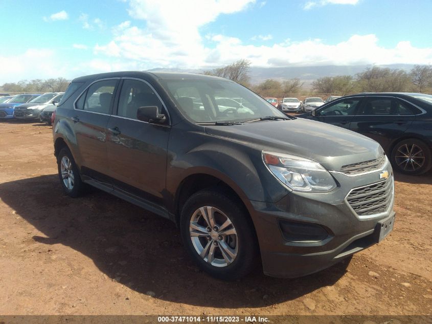 2017 Chevrolet Equinox Ls VIN: 2GNALBEKXH1516990 Lot: 37471014