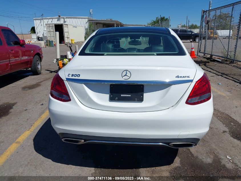 2017 Mercedes-Benz C 300 Sport 4Matic/Luxury 4Matic/4Matic VIN: 55SWF4KBXHU230770 Lot: 37471136