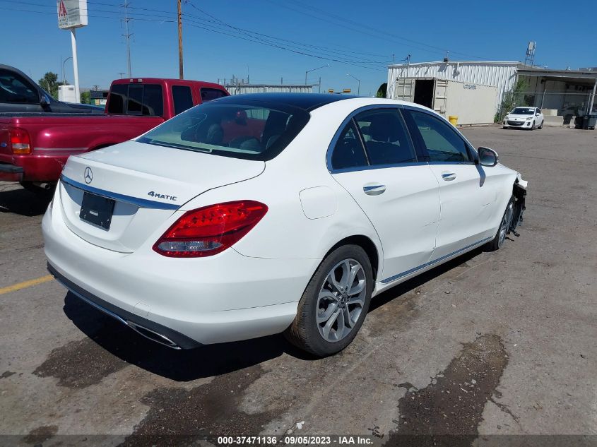 2017 Mercedes-Benz C 300 Sport 4Matic/Luxury 4Matic/4Matic VIN: 55SWF4KBXHU230770 Lot: 37471136