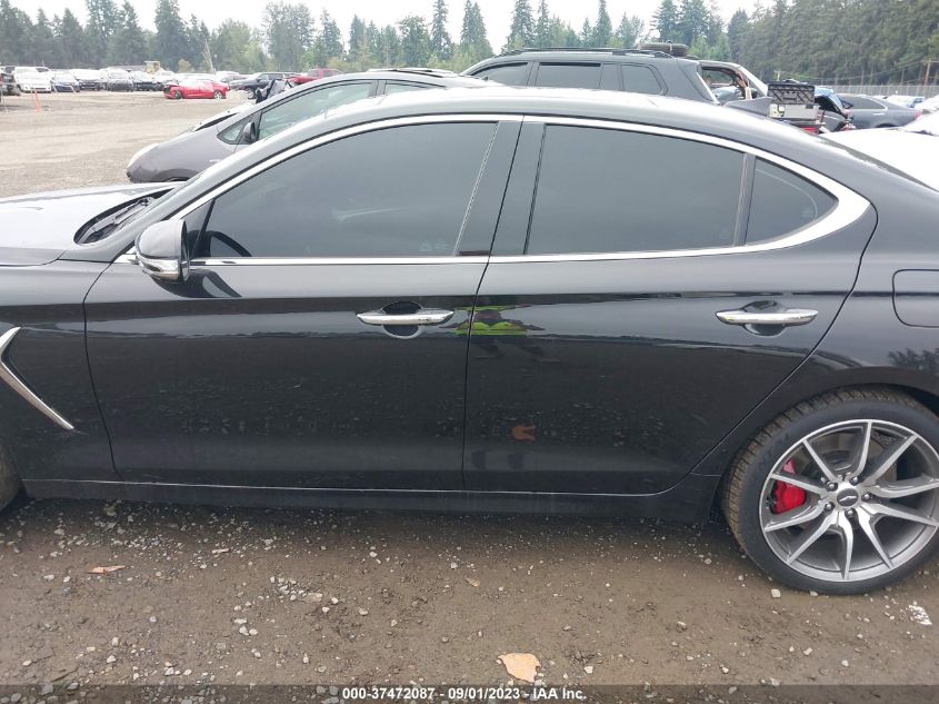 2019 Genesis G70 3.3T Advanced VIN: KMTG34LE1KU024826 Lot: 37472087