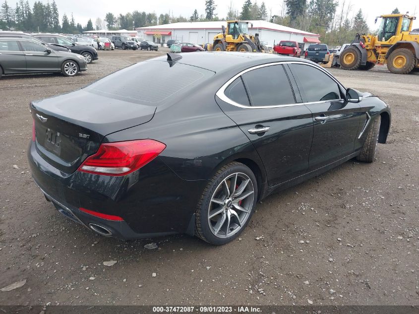 2019 Genesis G70 3.3T Advanced VIN: KMTG34LE1KU024826 Lot: 37472087