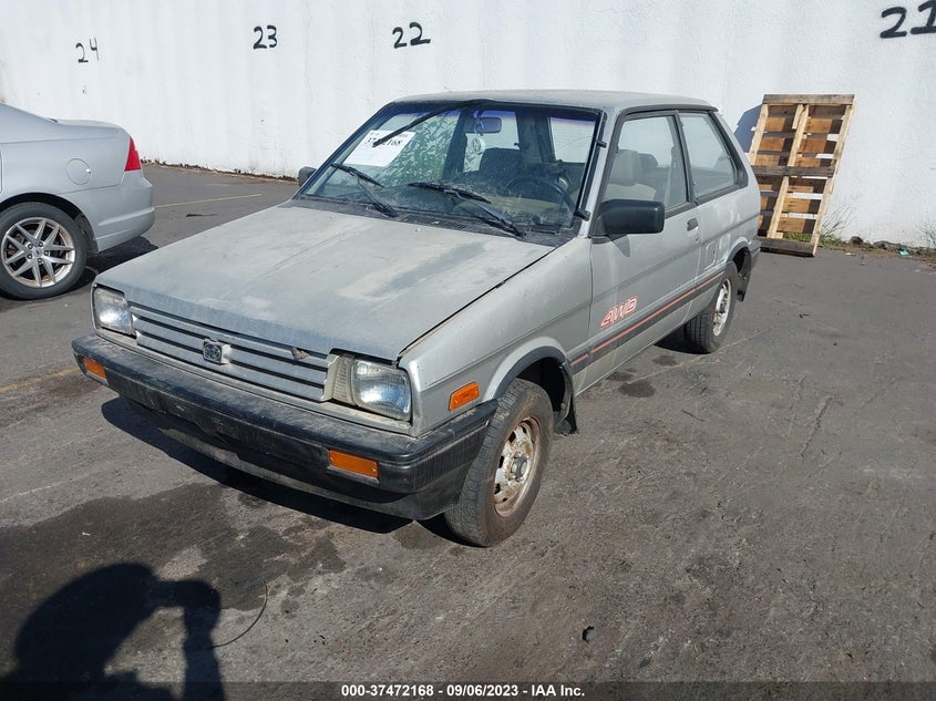1988 Subaru Justy Gl/Rs VIN: JF2KA83A4JD703573 Lot: 37472168