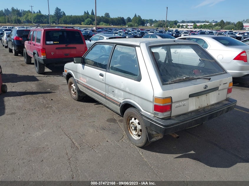 1988 Subaru Justy Gl/Rs VIN: JF2KA83A4JD703573 Lot: 37472168