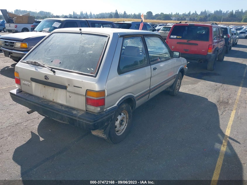 1988 Subaru Justy Gl/Rs VIN: JF2KA83A4JD703573 Lot: 37472168