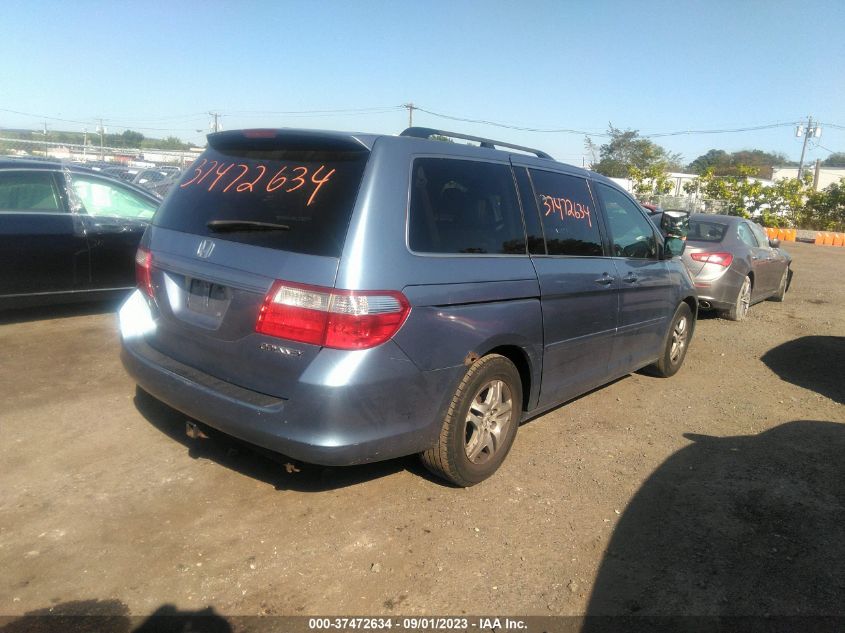 2005 Honda Odyssey Ex-L VIN: 5FNRL38635B117668 Lot: 37472634