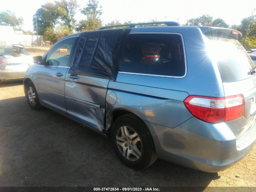 2005 Honda Odyssey Ex-L VIN: 5FNRL38635B117668 Lot: 37472634