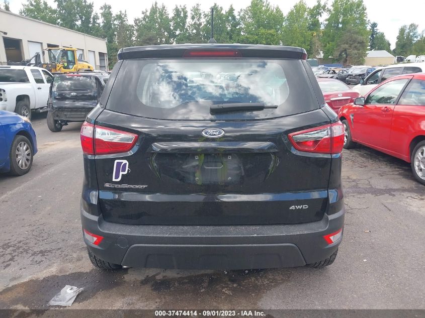 2018 Ford Ecosport S VIN: MAJ6P1SLXJC160914 Lot: 37474414