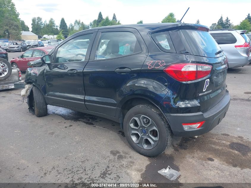 2018 Ford Ecosport S VIN: MAJ6P1SLXJC160914 Lot: 37474414