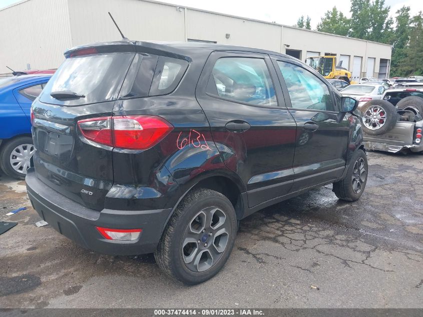 2018 Ford Ecosport S VIN: MAJ6P1SLXJC160914 Lot: 37474414