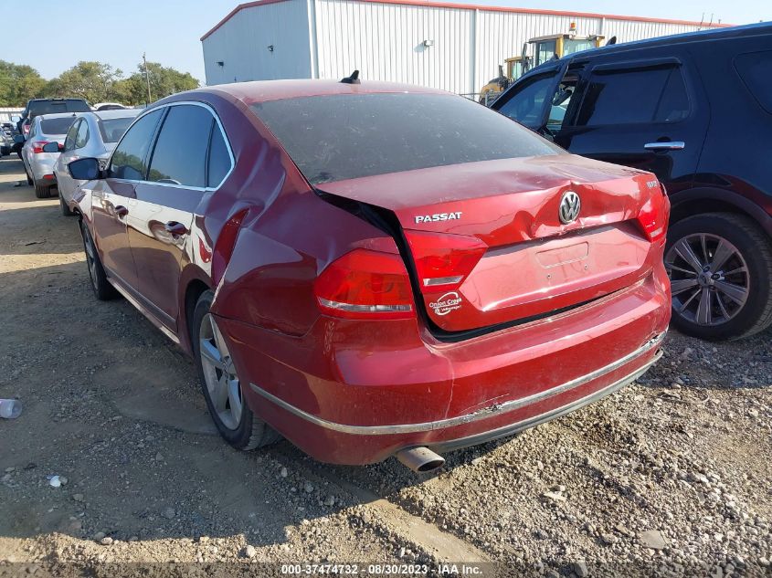 1VWBV7A32FC059695 2015 Volkswagen Passat 2.0L Tdi Se