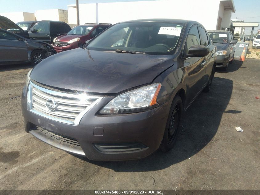 2014 Nissan Sentra S VIN: 3N1AB7AP5EL635327 Lot: 37475483