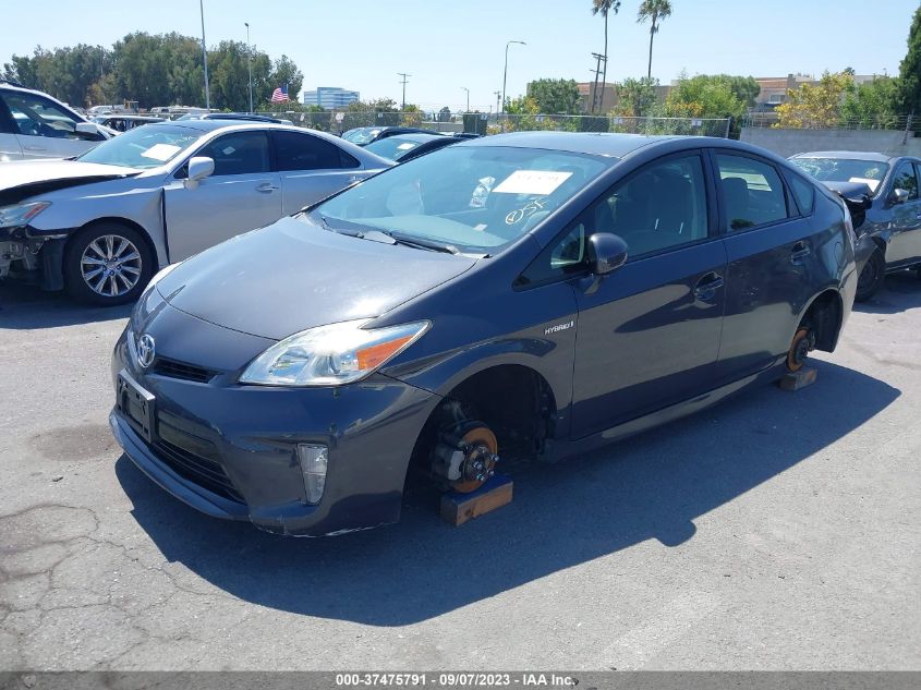 JTDKN3DU9F1908510 2015 Toyota Prius Two