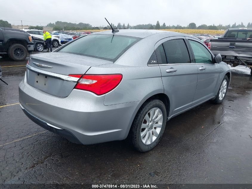 2013 Chrysler 200 Touring VIN: 1C3CCBBB8DN672772 Lot: 37475914