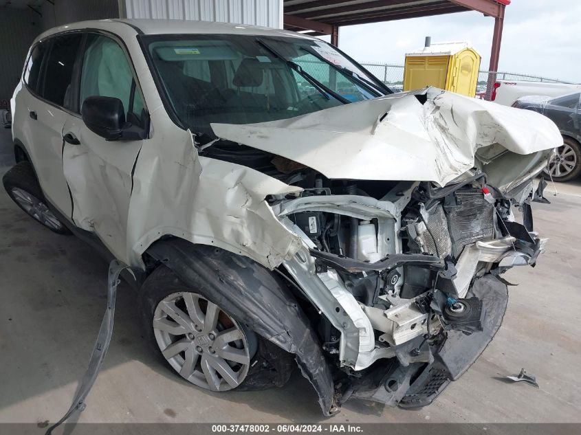 2019 Honda Pilot Lx VIN: 5FNYF6H17KB085635 Lot: 37478002