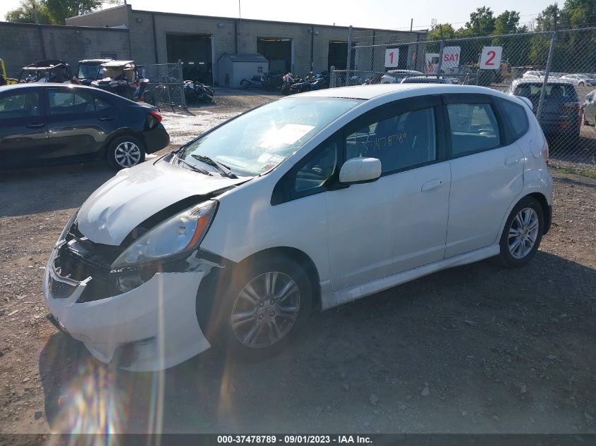 2009 Honda Fit Sport W/Navi VIN: JHMGE87679S013658 Lot: 37478789