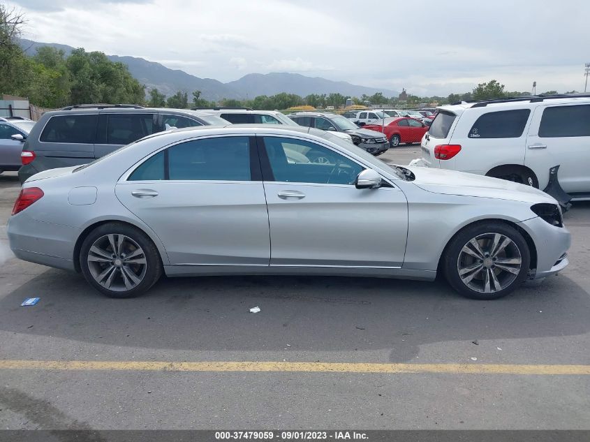 2015 Mercedes-Benz S 550 4Matic VIN: WDDUG8FB0FA125447 Lot: 37479059