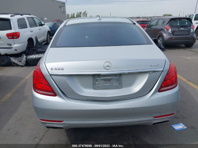 2015 Mercedes-Benz S 550 4Matic VIN: WDDUG8FB0FA125447 Lot: 37479059