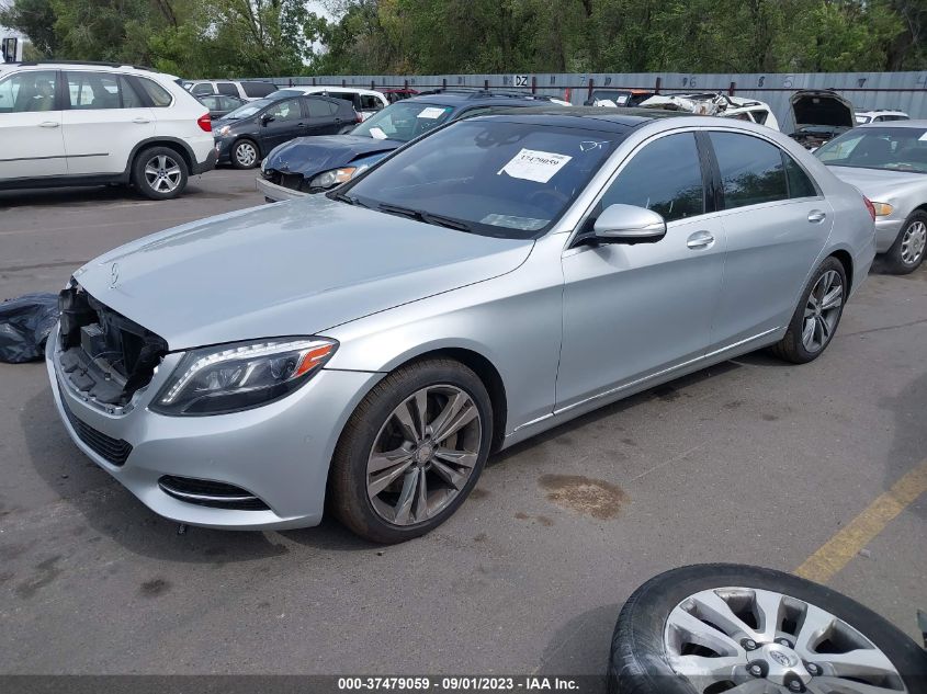 2015 Mercedes-Benz S 550 4Matic VIN: WDDUG8FB0FA125447 Lot: 37479059