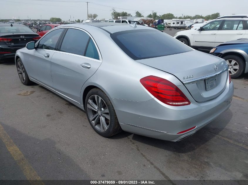 2015 Mercedes-Benz S 550 4Matic VIN: WDDUG8FB0FA125447 Lot: 37479059