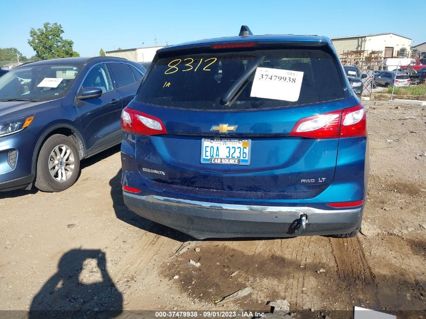 2019 Chevrolet Equinox Lt VIN: 2GNAXUEV9K6208312 Lot: 37479938