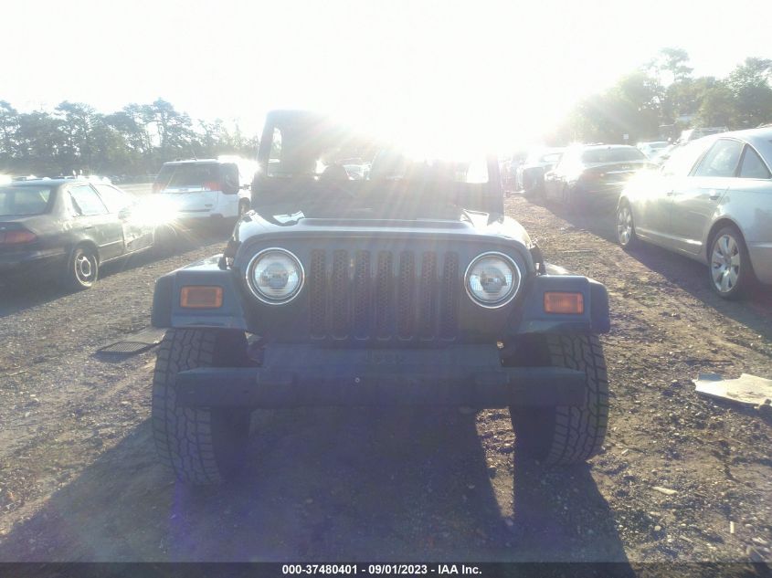 2000 Jeep Wrangler Sport VIN: 1J4FA49S6YP715686 Lot: 37480401