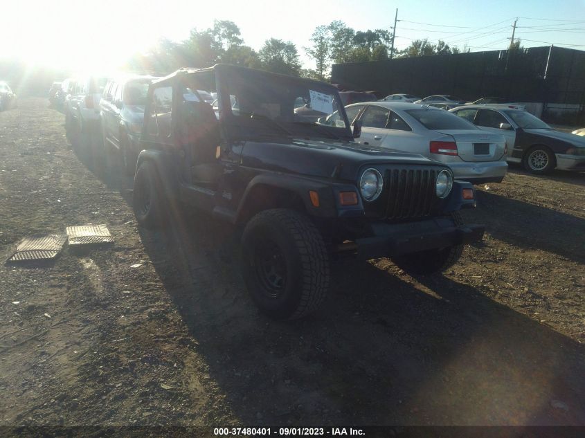 2000 Jeep Wrangler Sport VIN: 1J4FA49S6YP715686 Lot: 37480401