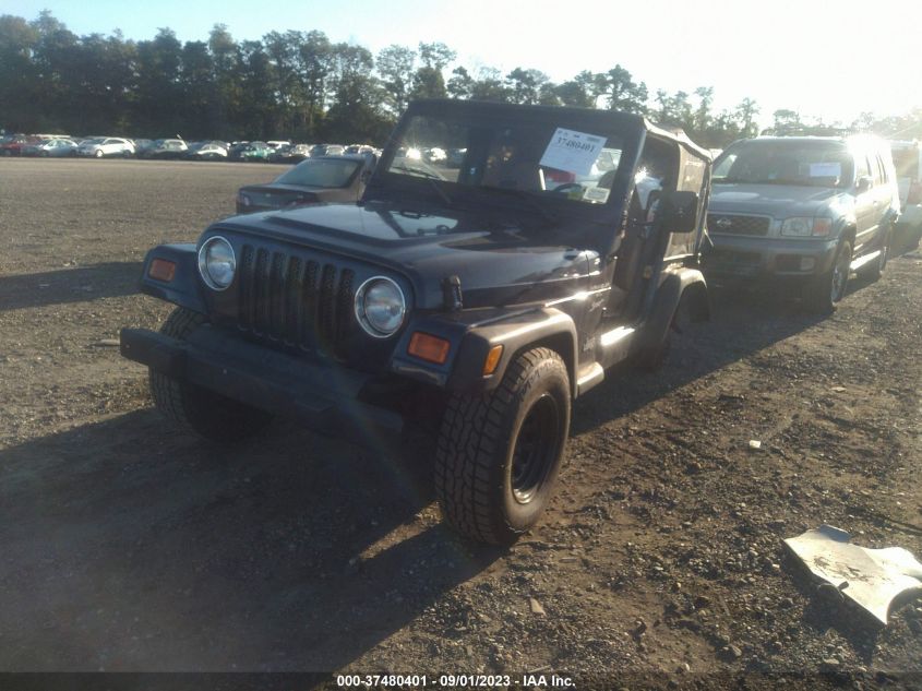 2000 Jeep Wrangler Sport VIN: 1J4FA49S6YP715686 Lot: 37480401