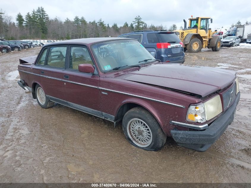 1993 Volvo 240 VIN: YV1AS8804P1488031 Lot: 40377150