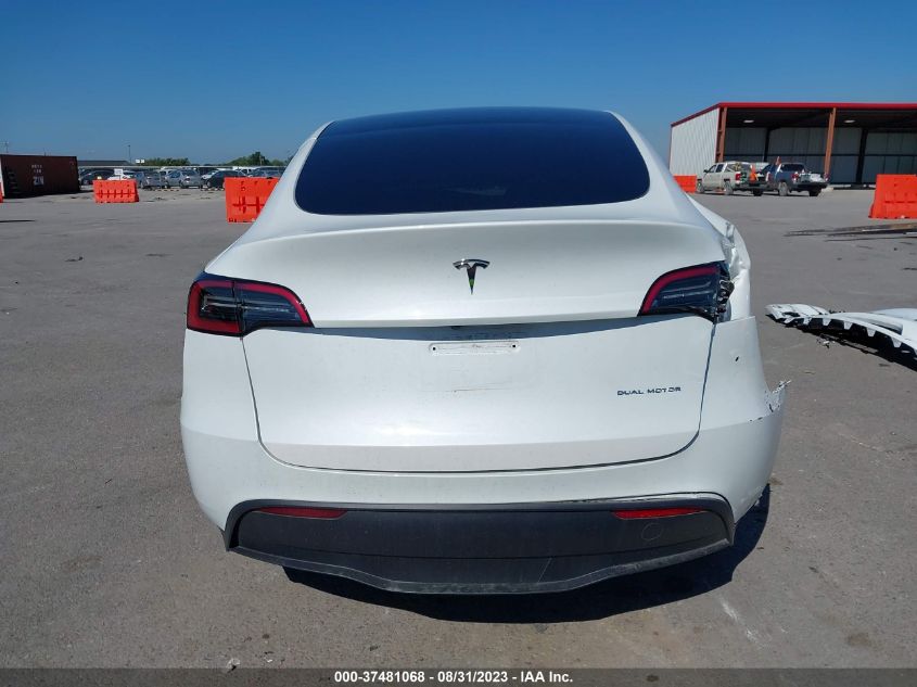 2023 Tesla Model Y Awd/Long Range Dual Motor All-Wheel Drive VIN: 7SAYGDEE0PF624311 Lot: 37481068