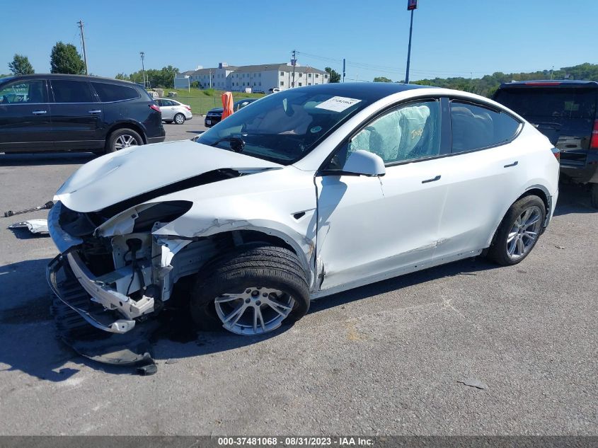 2023 Tesla Model Y Awd/Long Range Dual Motor All-Wheel Drive VIN: 7SAYGDEE0PF624311 Lot: 37481068