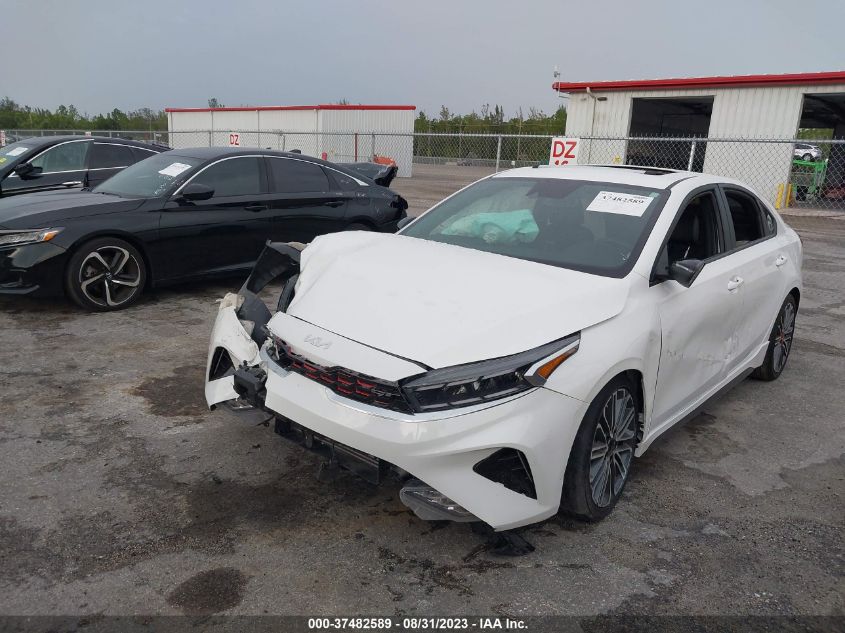 2022 Kia Forte Gt VIN: 3KPF44ACXNE486748 Lot: 37482589