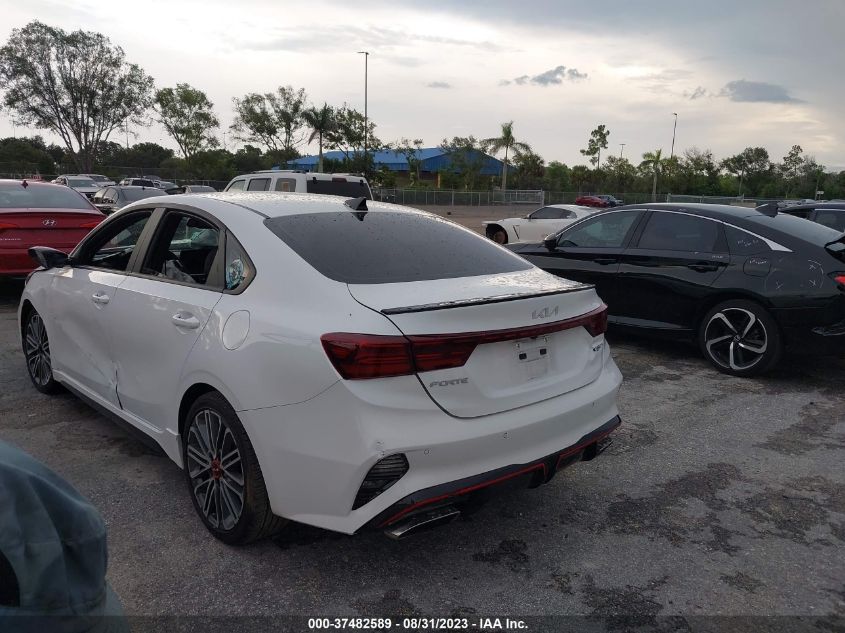 2022 Kia Forte Gt VIN: 3KPF44ACXNE486748 Lot: 37482589