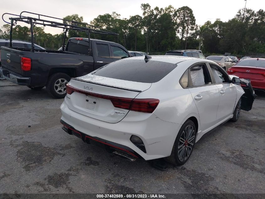 2022 Kia Forte Gt VIN: 3KPF44ACXNE486748 Lot: 37482589