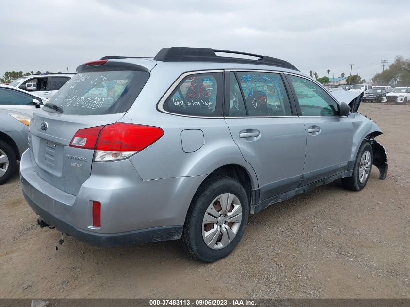 2013 Subaru Outback 2.5I VIN: 4S4BRBAC4D3279827 Lot: 37483113