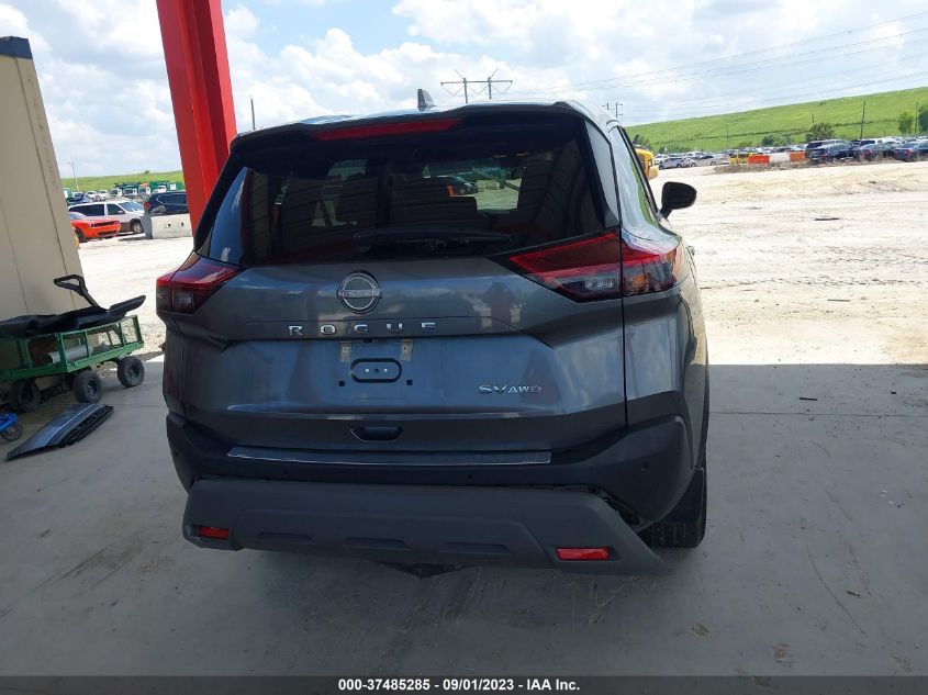 2022 Nissan Rogue Sv VIN: 5N1BT3BB8NC733141 Lot: 37485285