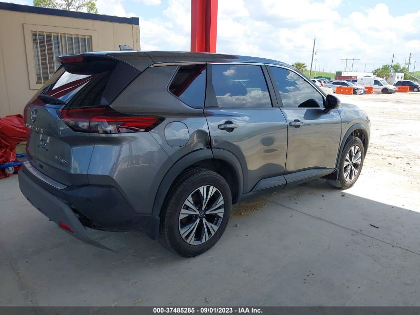 2022 Nissan Rogue Sv VIN: 5N1BT3BB8NC733141 Lot: 37485285