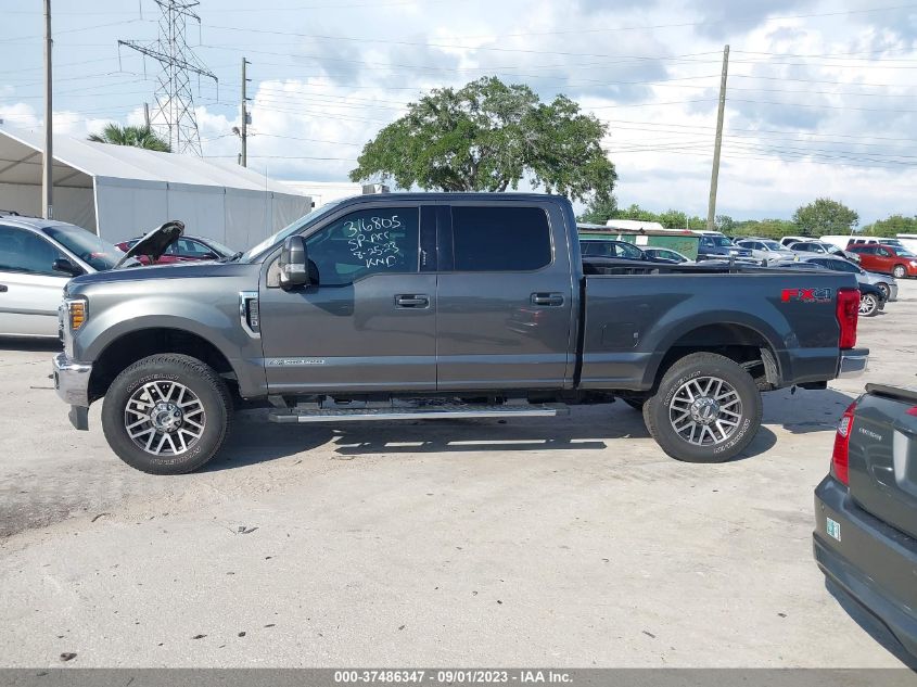 2019 Ford Super Duty F-250 Srw Xl/Xlt/Lariat VIN: 1FT7W2BTXKEC38718 Lot: 37486347