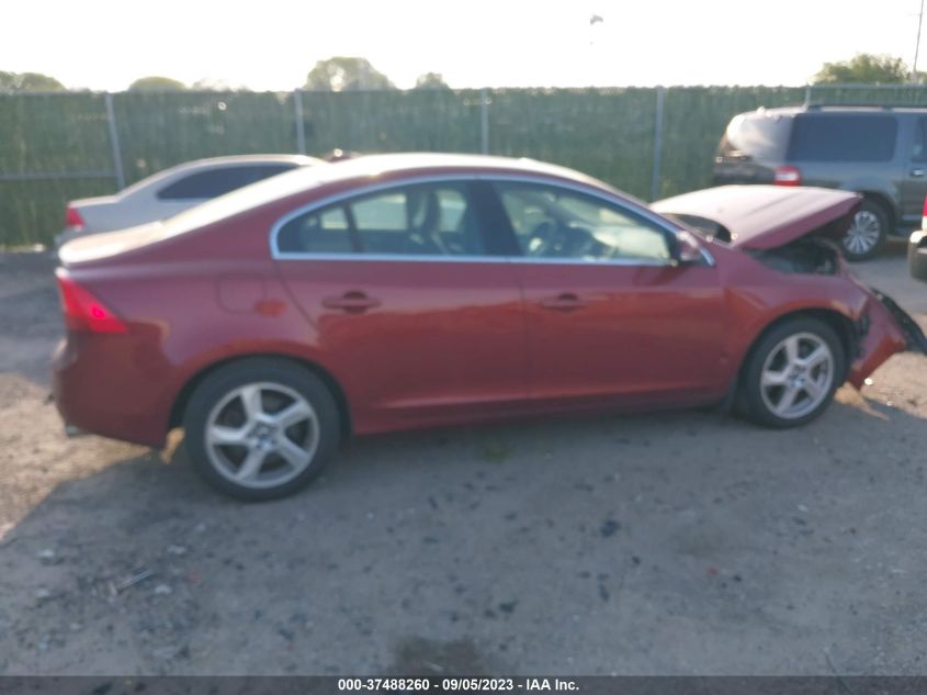 2012 Volvo S60 T5 VIN: YV1622FSXC2118407 Lot: 37488260