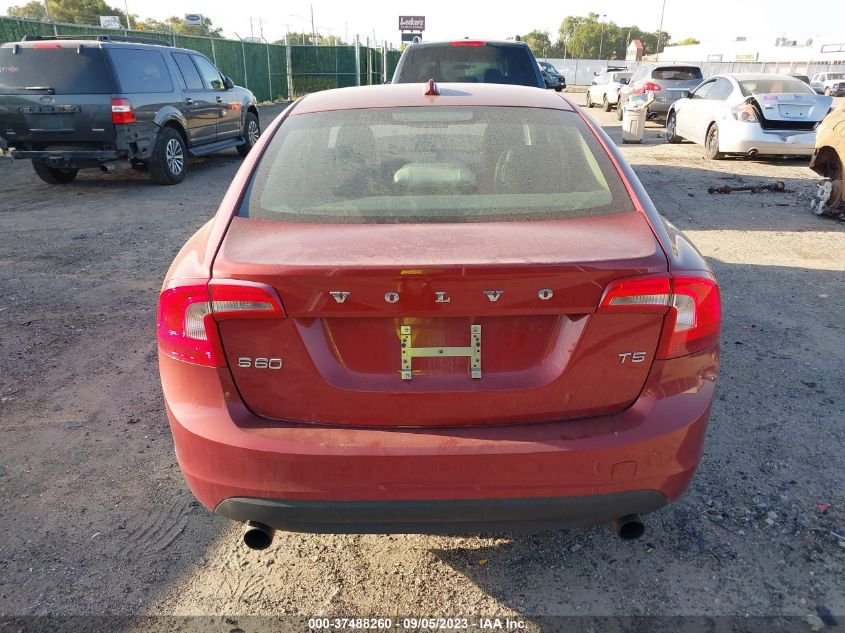 2012 Volvo S60 T5 VIN: YV1622FSXC2118407 Lot: 37488260
